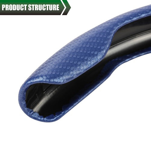 Solid Spare Carbon Fiber Car Steering Wheel Booster Non-Slip Cover Accessories Universal 15"