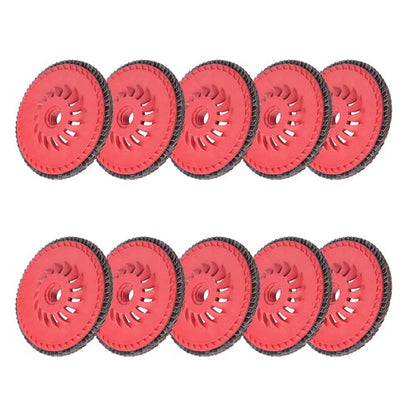 Solid Spare 10 Pcs 60 Grit 4-1/2" x 7/8" Ceramic Grinding Wheel Type 29 Flap Discs