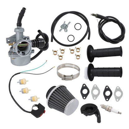 Solid Spare For 50cc 70cc 90cc 110cc 125cc Carburetor Air Filter Throttle Handle Grips Cable