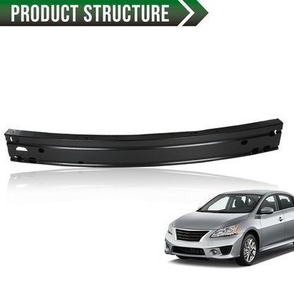 Solid Spare NI1006244 Fit For 2014-2019 Nissan Rogue Front Bumper Reinforcement Steel Black