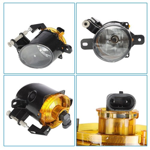 Solid Spare Left+Right Fog Lights Halogen Lamp Clear Lens+Switch For Chevrolet Malibu 13-15