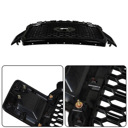 Solid Spare JL3Z8200SL Front Radiator Grille Assembly Agate Black For Ford F-150 2018-2020