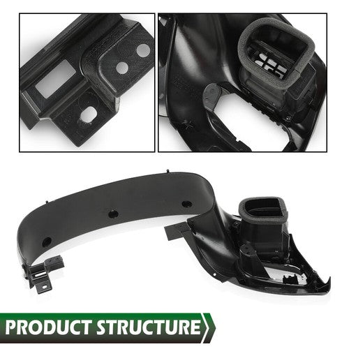 Solid Spare Fit For 1997-2003 Ford F150 Expedition Dash Instrument Cluster Bezel Panel Black