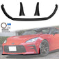 Fits 2022-2024 2025 Toyota GR86 MA-X Style Front Bumper Black Body Spoiler Lips