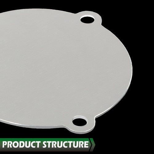 Solid Spare Aluminum Wiper Motor Delete Panel Fit For 1967 Camaro Firebird Gen F-Body