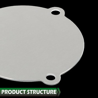 Solid Spare Aluminum Wiper Motor Delete Panel Fit For 1967 Camaro Firebird Gen F-Body