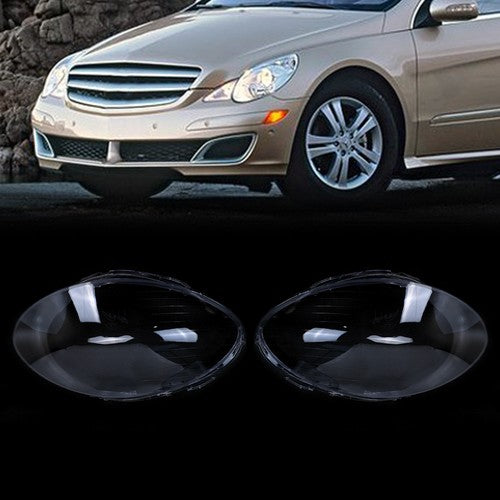 Left+Right Side Headlight Lens Covers For 2006-2010 Mercedes-Benz W251 R350 R500