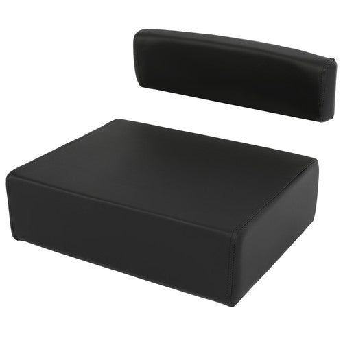 Solid Spare Black Seat Bottom Cushion&Back For John Deere A B D G R 50 70 80 520 620 720 820