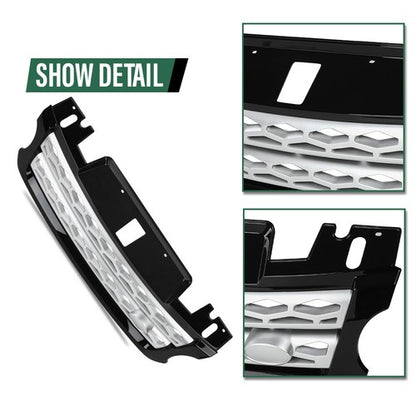 Solid Spare Fit For 2014-17 Range Rover Sport Front Hood Center Grille Grill LR054766