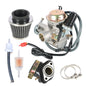 Solid Spare 150cc Carburetor GY6 24mm W/ Air Filter Intake Fuel Kit For Roketa Gokart