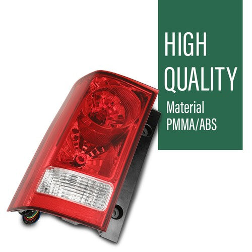 Solid Spare Fit For 2009-2015 Honda Pilot Tail Light Brake Lamp Assembly w/ Bulb Left Side