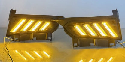 For Nissan Versa 2020 2021 22 LED Daytime Running Light Turn Signal DRL Fog Lamp