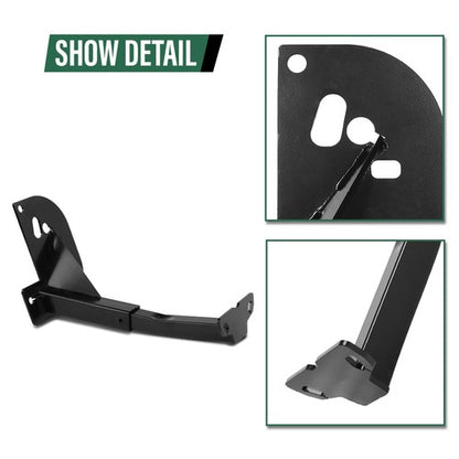 Solid Spare Front Camper Tie Downs Adjustable Fit For 11-16 Ford F250 F350 F450 Super Duty