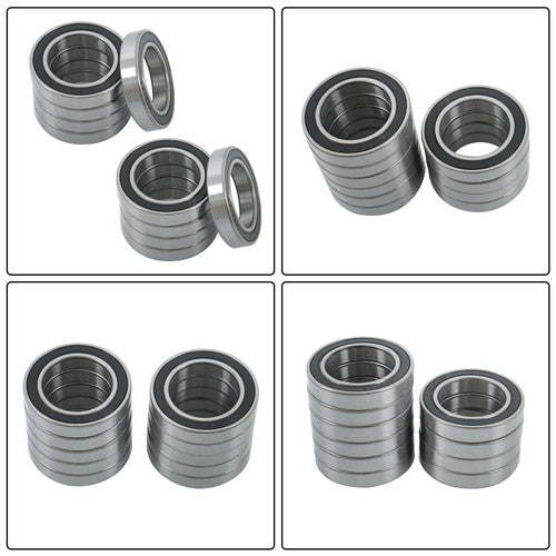 Solid Spare 10Pcs 6907-2RS Bearings 35×55×10mm Double Rubber Seals Deep Groove Ball Bearing