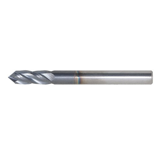Solid Spare 1/4" 90 Degree 4 Flute Carbide Drill Mill 2-1/2" Overall Length Tialn Coated