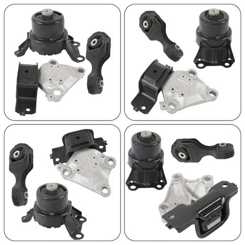 Solid Spare For Honda Fit/City 14-20 1.5L 3× Engine Motor Mounts & Auto Trans Mount A65063