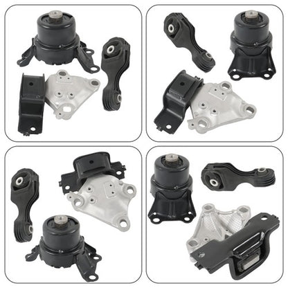 Solid Spare For Honda Fit/City 14-20 1.5L 3× Engine Motor Mounts & Auto Trans Mount A65063