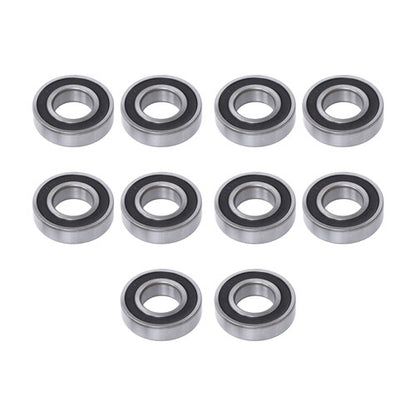 Solid Spare 10Pcs 6206-2RS Bearings 30×62×16mm Double Rubber Seals Deep Groove Ball Bearing
