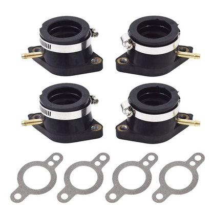 Solid Spare Carburetor Intake Manifold Boot Set For Yamaha XJ550 Maxim Seca XJ550R 1981-1983