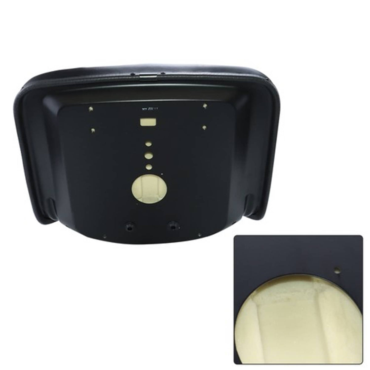 Solid Spare High-Back Lawn Mower Tractor Seat Replacement TM333BL Universal