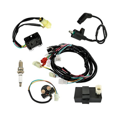Solid Spare CDI Ignition Coil Spark Plug Wire Harness For Honda FourTrax 300 TRX300FW 4x4