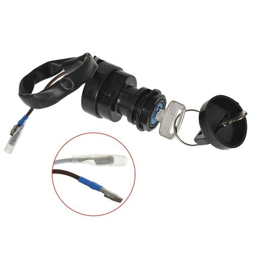Solid Spare FIT FOR KAWASAKI BAYOU 300 KLF300 1988-2004 NEW IGNITION KEY SWITCH USA