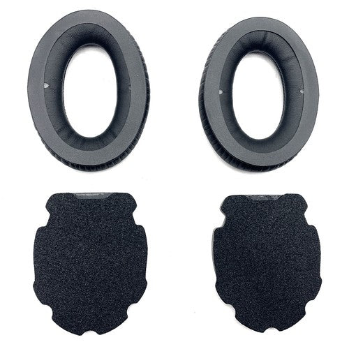 New 1Pair Black Ear Pads Cushions For Aviation Headset X A10 A20 Bose Headphones