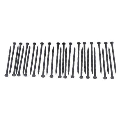 Solid Spare L-shaped Lawn Garden Edging Kit With Anchoring Spikes Plastic No Dig Lawn Border