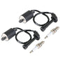 Solid Spare 650 XVS650 2× Ignition Coil & Spark Plug For Yamaha V Star 1998-2016
