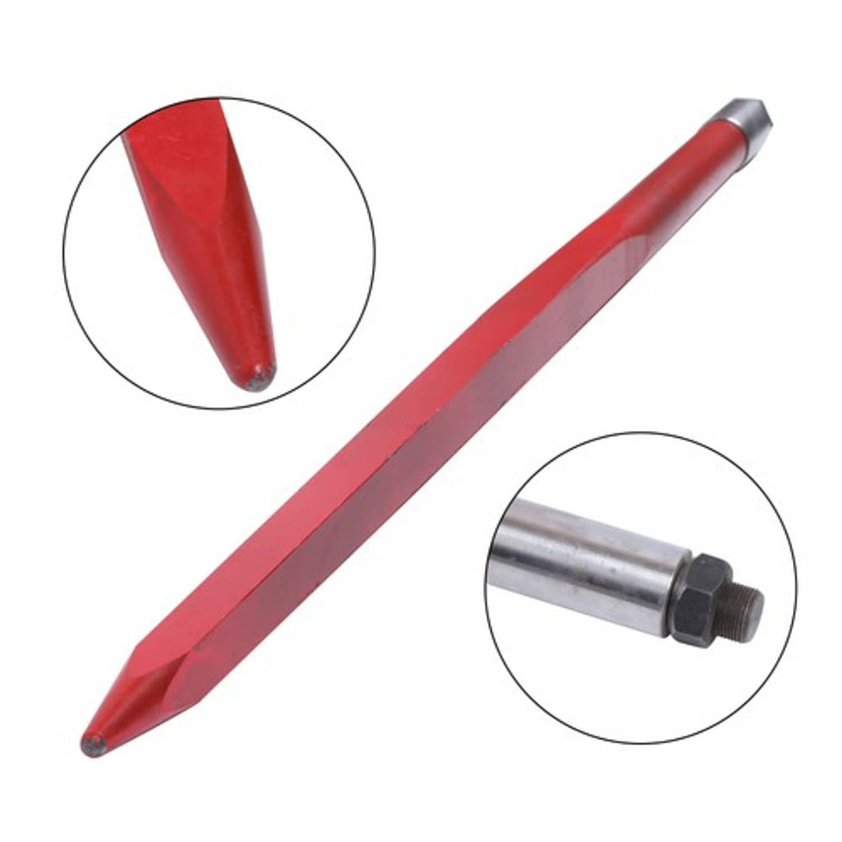 Solid Spare Quick Attach 49" Hay Bale Spear 4500lb Capacity for Skid Steer Tractor Lift More
