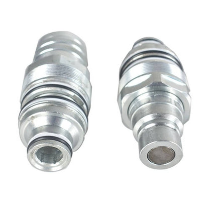 Solid Spare For Bobcat T140-T595 Male & Female Flat Face Coupler Kit 6679837 6680018