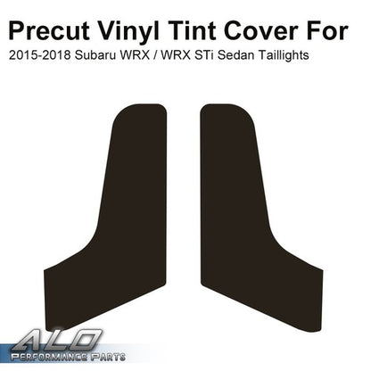 Solid Spare Fit For 2015-2020 Subaru WRX/ WRX STI Sedan Reverse Signal Light Tint Overlay