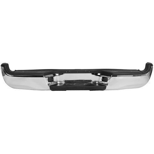 Solid Spare Chrome For Toyota Tacoma Pickup 2005-2015 Rear Bumper Assembly Steel With light