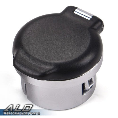 Solid Spare Fit for Silverado Sierra Chevy GMC 12V Power Outlet Plug Dash Cap Cover