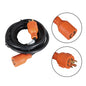 Solid Spare 30Amp 15FT 4 Prong Generator RV Power Extension Cord NEMA 14-30P ~ 14-30R