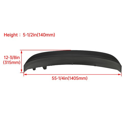 Solid Spare For Hyundai Elantra 2014-16 Lower Rear Bumper Valance Cover Korea Built Vehicle