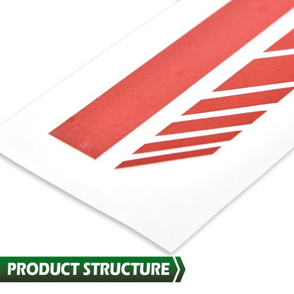 Solid Spare Fit For Car Accessories Rearview Mirror 5D Sticker Vinyl Stripe Decal L+R