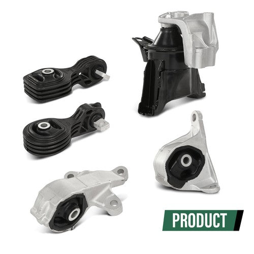 Solid Spare For 2015-2017 Honda CRV CR-V 2.4L Automatic Motor Mount Kit Engine Mount Set 5PC