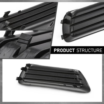 Solid Spare Fit For 2007-2009 Toyota Camry Front Bumper Insert Fog Light Cover Left Side