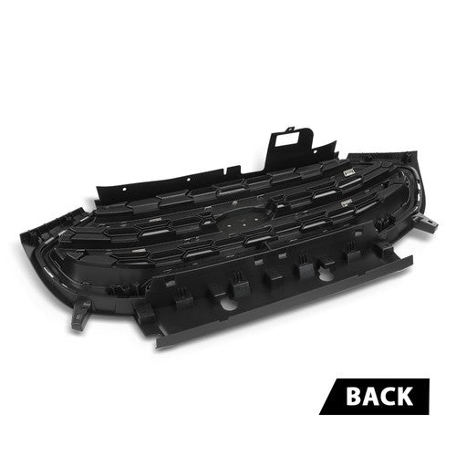 Solid Spare Fit For 2018-2022 Ford Ecosport Front Bumper Upper Grille Grill Black & Chrome