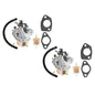 Solid Spare 2PCS Carburetor For HONDA GX240 GX270 8HP 9HP 16100-ZE2-W71 1616100-ZH9-820 New