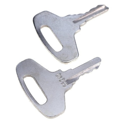 Solid Spare 2X Ignition Key Fits Kubota Tractor Keys B & GL Series Gehl Skid Steer