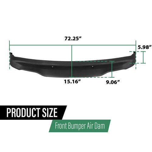 Solid Spare Air Dam Deflector Lower Valance Apron Front 68429261AA Fit For 19-23 Ram 1500