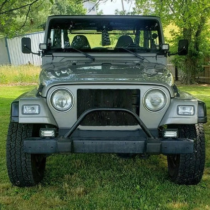 Solid Spare Clear Plastic Bumper Signal Fender Side Marker Lights For Jeep Wrangler TJ 97-06