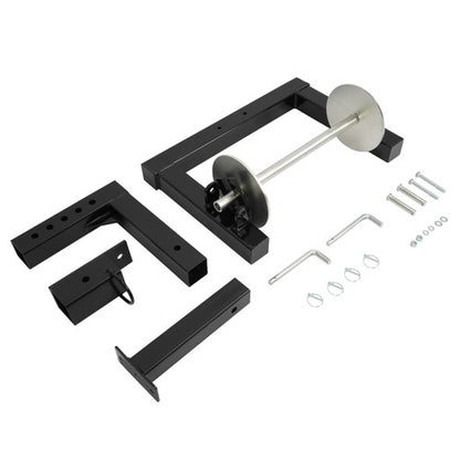 Solid Spare Barbed Wire Unroller Fence Stretcher Bolt-On ATV Adaptor w/ 2" Receiver Hitch