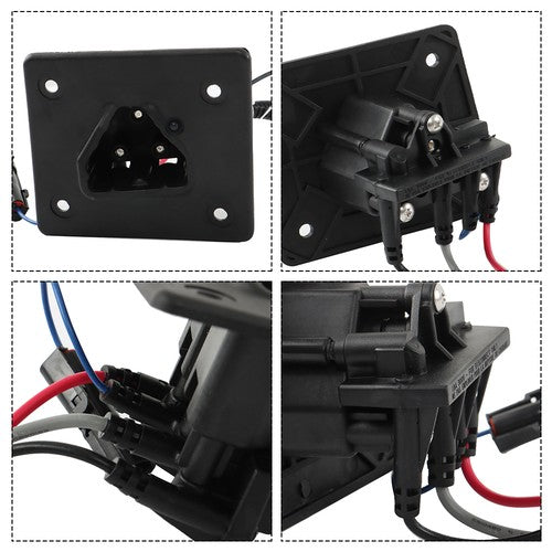 Solid Spare 48V Charger Fit For EZGO TXT RXV Receptacle Golf Cart Charger 602529