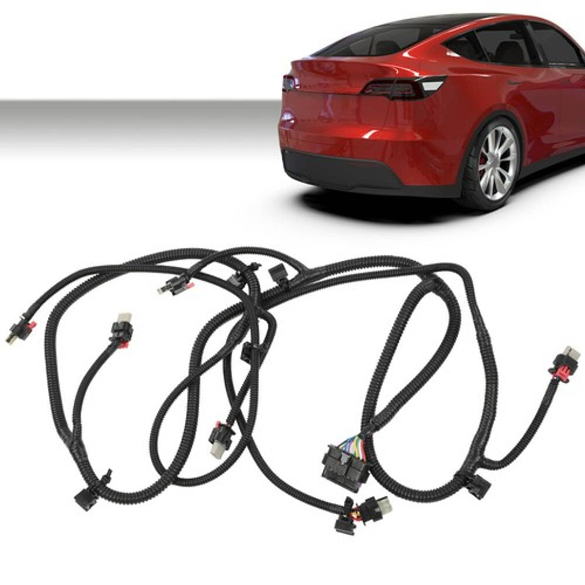 Solid Spare New Fit For 2020-2023 Tesla Model Y Rear Bumper Wiring Harness 1489046-00-C