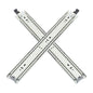 Solid Spare 1 Pair Locking Drawer Slides 18" Full Extension & Lock 150lbs Capacity