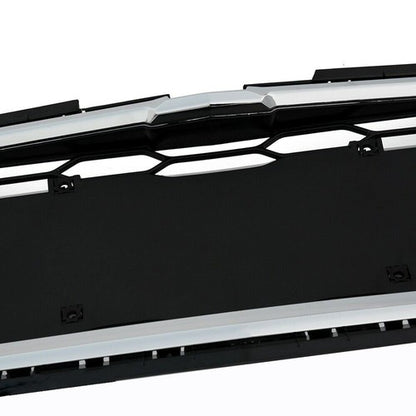 Solid Spare Front Bumper Upper&Lower Grille ABS Plastic Grill For Chevrolet Malibu 2016-2018