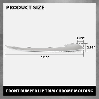 Solid Spare Fit For 18-20 Mercedes-Benz W222 S450/560 Front Bumper Trim Molding Left+Right